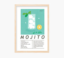 Cargar imagen en el visor de la galería, Cóctel Mojito Art Print