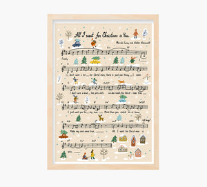 All i want for Christmas is you Art Print