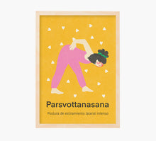 Load image into Gallery viewer, Yoga Parsvottanasana Art Print