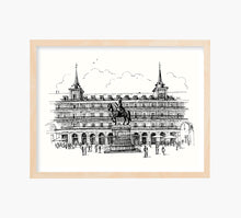 Load image into Gallery viewer, Dorado Madrid Plaza Mayor Art Print