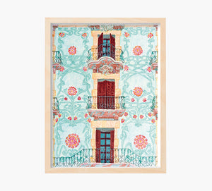 Fachada Bruc 127 C1, Barcelona, Art Print