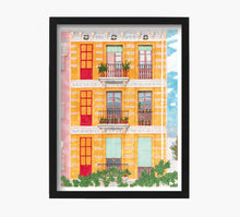 Cargar imagen en el visor de la galería, Fachada Placa del Sol 018 a Art Print