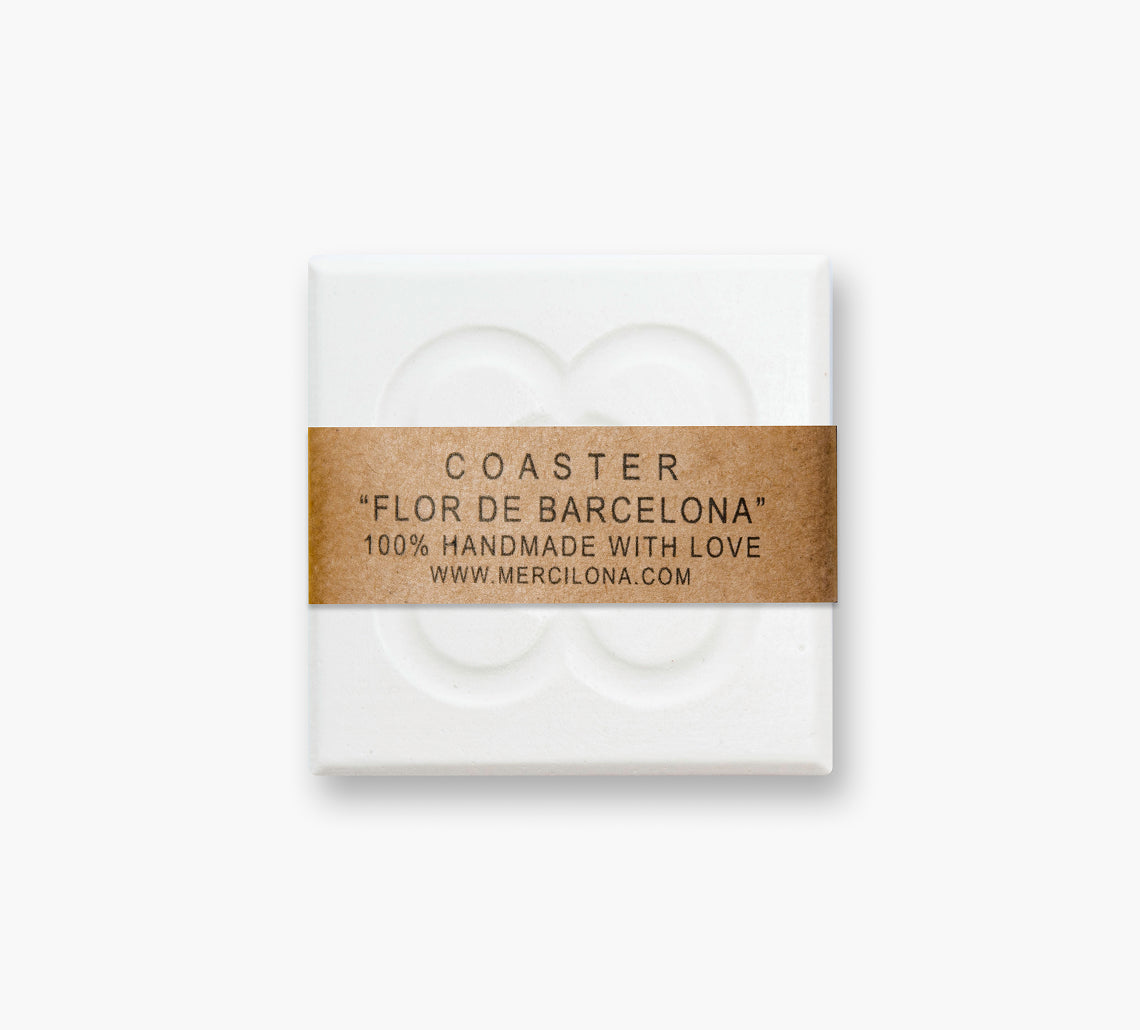 POSAVASO PANOT DE BARCELONA Blanco