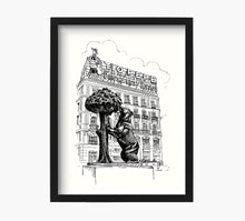 Load image into Gallery viewer, Dorado Madrid Oso y el Madroño Art Print