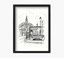 Load image into Gallery viewer, Dorado Madrid Estación de Sevilla Art Print