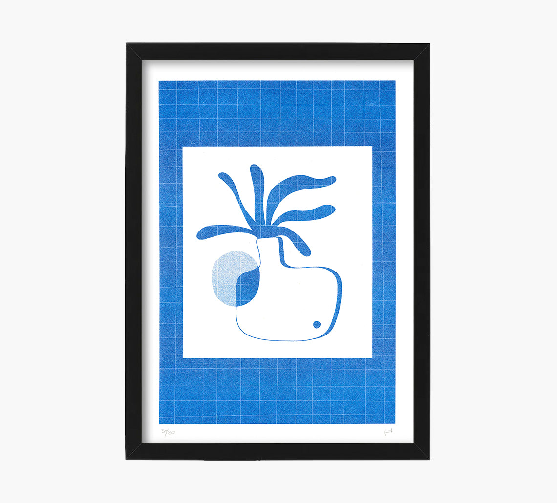 Blue Matisse Art Print