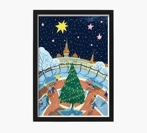 Plaza Catalunya Art Print