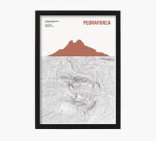 Cargar imagen en el visor de la galería, Topográfico Pedraforca Art Print