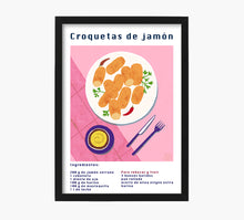 Cargar imagen en el visor de la galería, Print Croquetas de Jamon