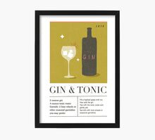 Load image into Gallery viewer, Cóctel Gin Tonic Art Print