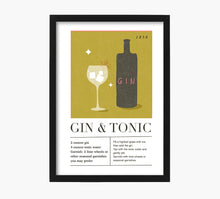 Load image into Gallery viewer, Print Gin Tonic