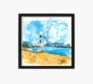 Barcelona Beach Art Print