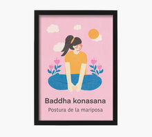 Load image into Gallery viewer, Yoga Baddha Konasana Art Print