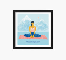 Cargar imagen en el visor de la galería, Yoga Baddha Konasana Art Print