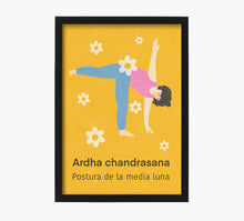 Load image into Gallery viewer, Yoga Ardha Chandrasana Art Print