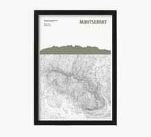 Cargar imagen en el visor de la galería, Topográfico Montserrat Art Print