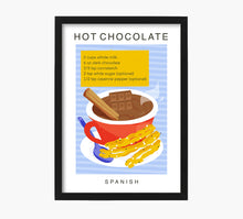 Load image into Gallery viewer, Receta Hot Chocolate Art Print