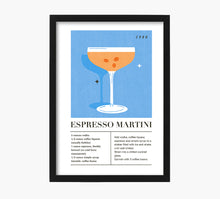 Load image into Gallery viewer, Coctel Espresso Martini Art Print
