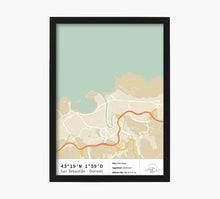 Cargar imagen en el visor de la galería, Print Mapa Donosti