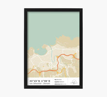 Load image into Gallery viewer, Print Mapa Donosti