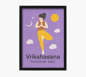 Yoga Vrikshasana Art Print
