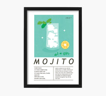Cargar imagen en el visor de la galería, Cóctel Mojito Art Print