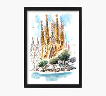 Cargar imagen en el visor de la galería, Print Sagrada Familia