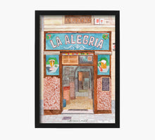 Load image into Gallery viewer, Locales Bar La Alegria Art Print