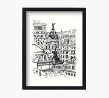 Load image into Gallery viewer, Dorado Madrid Metropolis Art Print