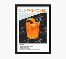 Cargar imagen en el visor de la galería, Cóctel Old Fashioned Art Print