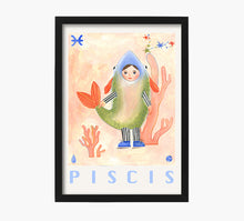 Cargar imagen en el visor de la galería, Horóscopos Piscis Art Print