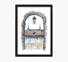Cargar imagen en el visor de la galería, Plaza Mayor de Madrid Art Print