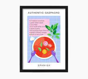 Print Authentic Gazpacho