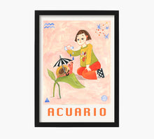 Cargar imagen en el visor de la galería, Horóscopos Acuario Art Print