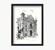 Load image into Gallery viewer, Dorado Madrid Plaza de Torros Art Print