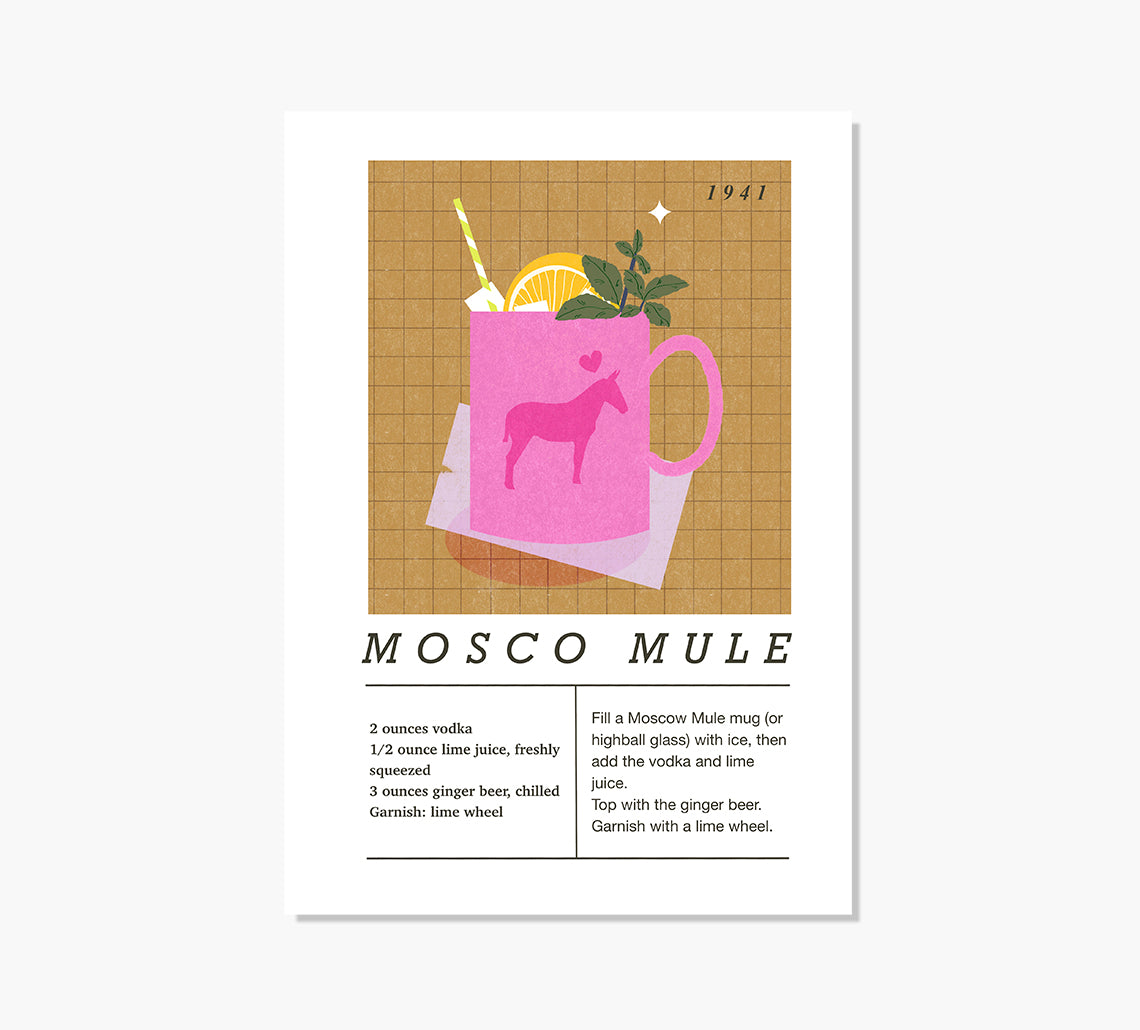 Cóctel Mosco Mule Art Print