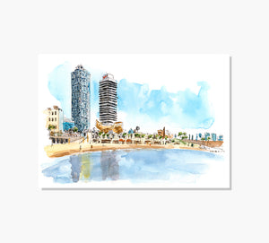 Vila Olimpica Art Print