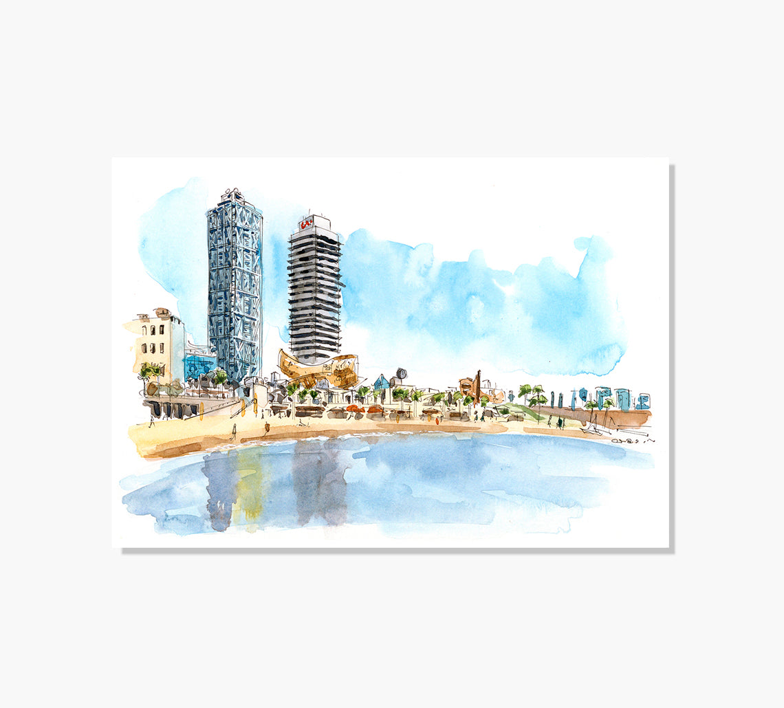 Vila Olimpica Art Print