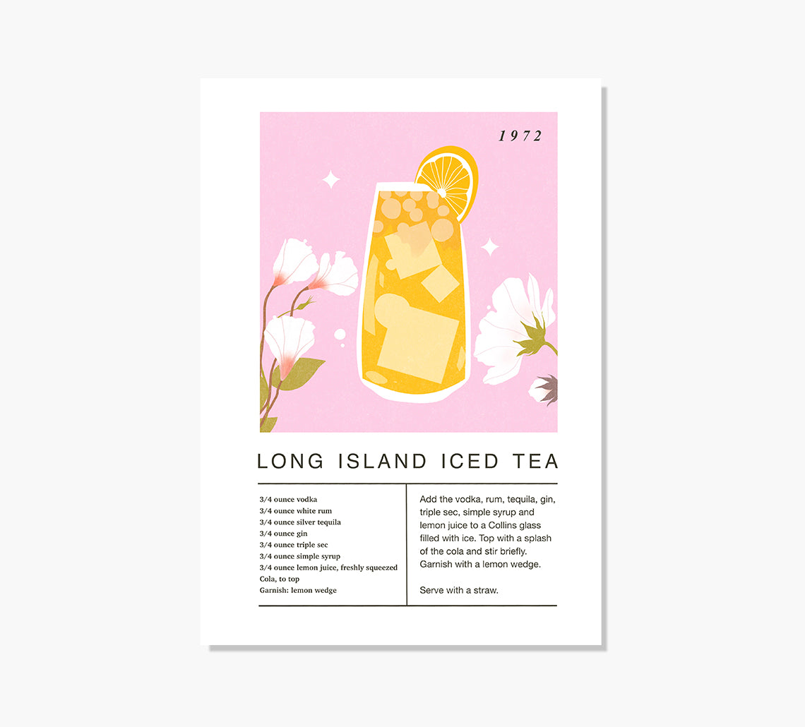 Print Long Island Iced Tea