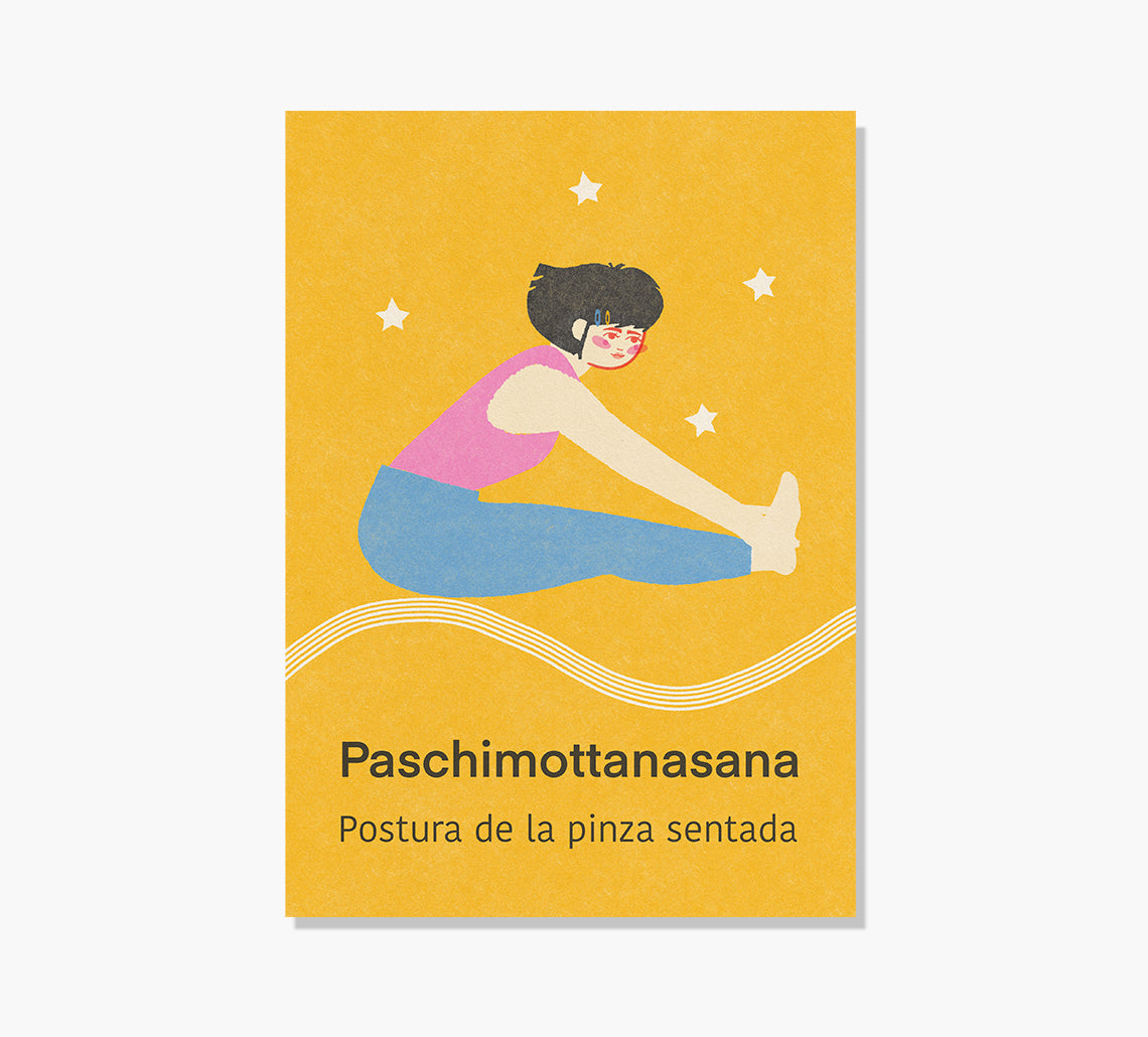 Yoga Paschimottanasana Art Print