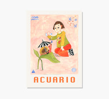Cargar imagen en el visor de la galería, Horóscopos Acuario Art Print