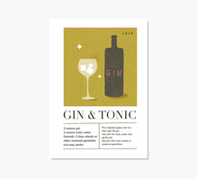 Load image into Gallery viewer, Print Gin Tonic