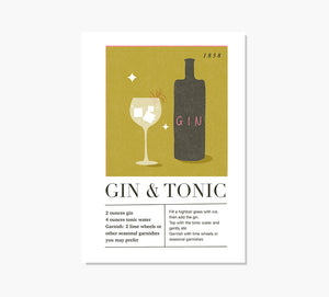 Print Gin Tonic
