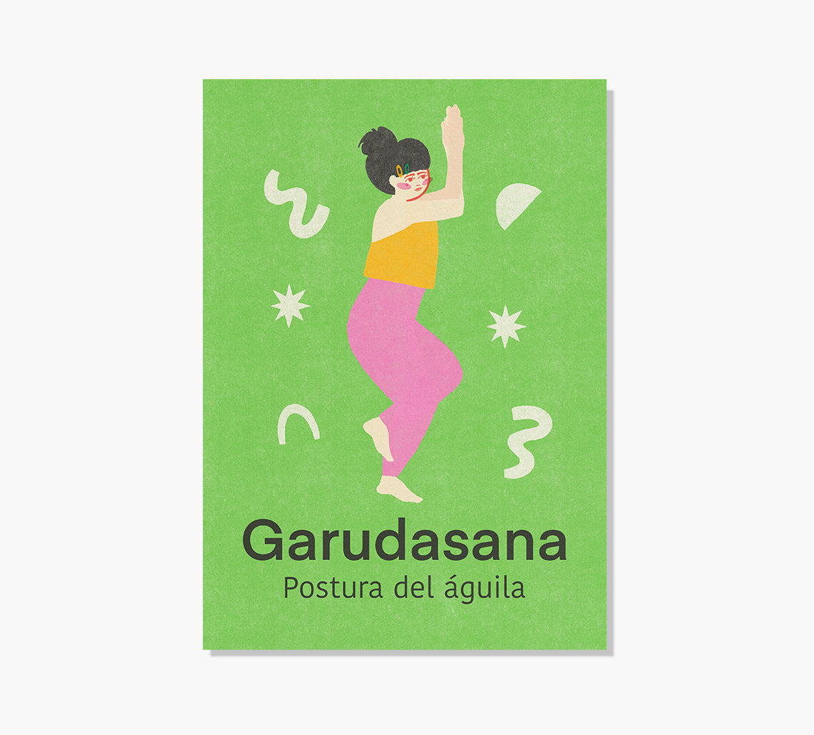 Yoga Garudasana Art Print