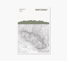 Cargar imagen en el visor de la galería, Topográfico Montserrat Art Print