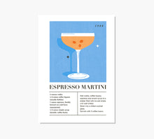 Load image into Gallery viewer, Coctel Espresso Martini Art Print