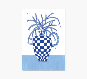 Ferns Pottery Art Print