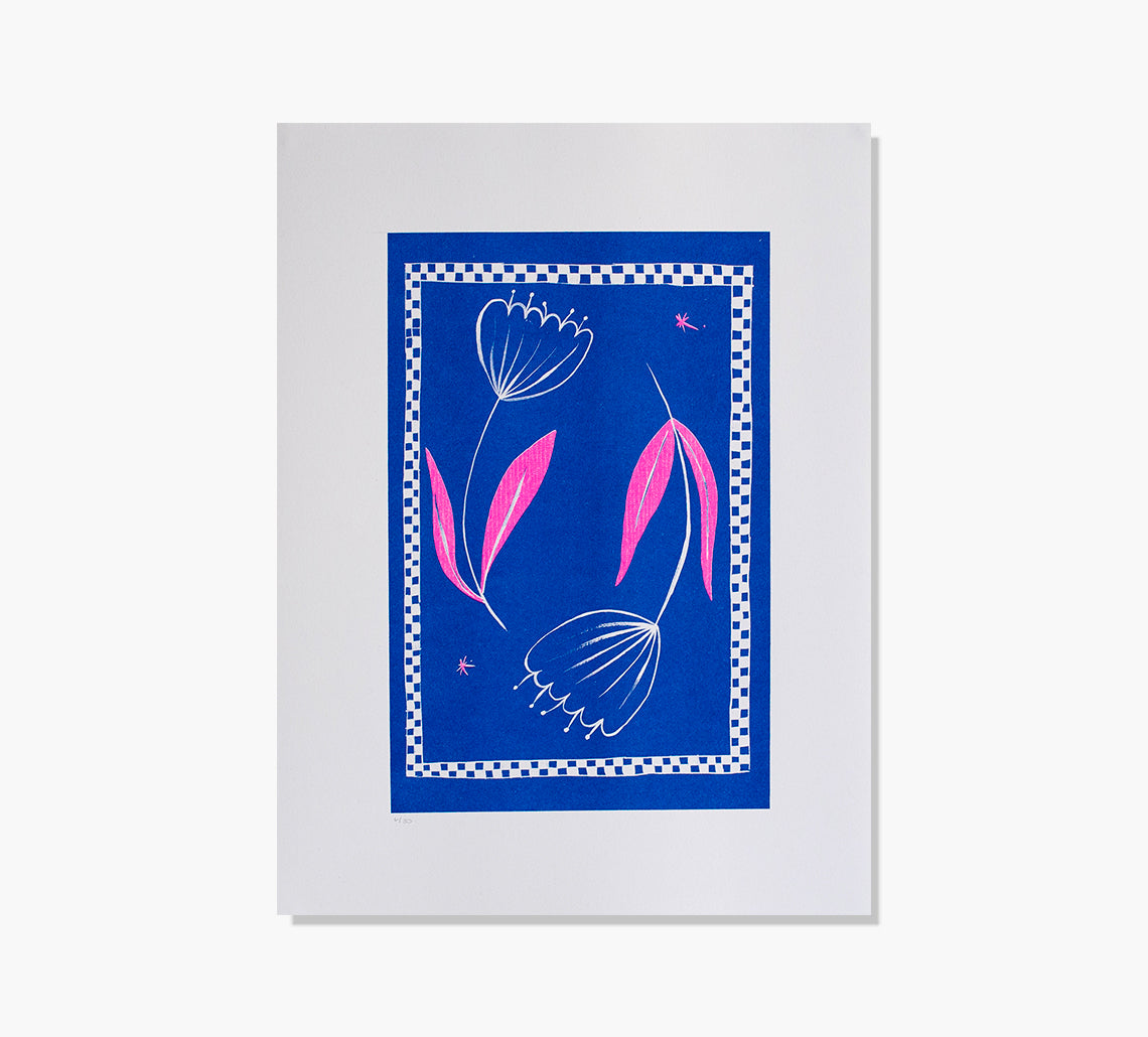 Dancing Flowers Art Print