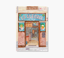 Load image into Gallery viewer, Locales Bar La Alegria Art Print