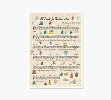 Cargar imagen en el visor de la galería, All i want for Christmas is you Art Print